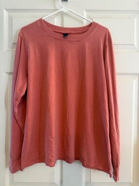 wild fable Dusty Rose Ribbed Crewneck Tee